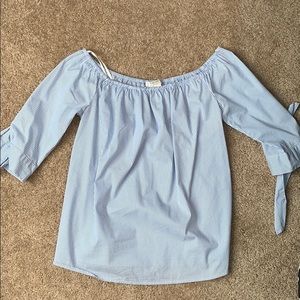 Off the Shoulder Dress Shirt - Worn Once